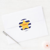 Stars and Stripes Boys Aangepaste Sticker (Envelop)