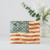 Stars and Stripes Briefkaart (Staand voorkant)