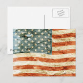 Stars and Stripes Briefkaart (Voorkant / Achterkant)