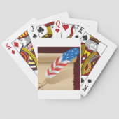 Stars And Stripes Feather Pokerkaarten (Achterkant)