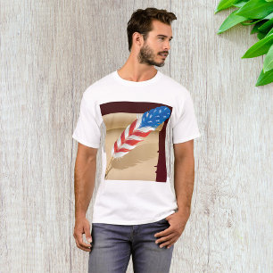 Stars And Stripes Feather T-shirt