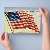 Stars and Stripes Forever, 4th of July Flyer (Hand)