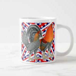 Stars and Stripes Gamefowl Grote Koffiekop