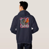 Stars and Stripes Gamefowl Hoodie (Achterkant volledig)