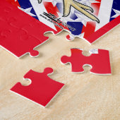 Stars and Stripes Gamefowl Legpuzzel (Zijkant)