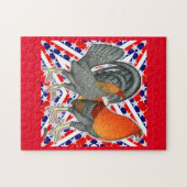 Stars and Stripes Gamefowl Legpuzzel (Horizontaal)