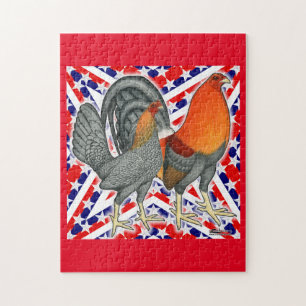 Stars and Stripes Gamefowl Legpuzzel