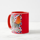 Stars and Stripes Gamefowl Mok (Voorkant links)