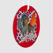 Stars and Stripes Gamefowl Ornament (voorkant)