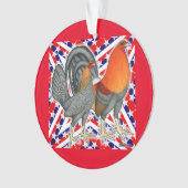 Stars and Stripes Gamefowl Ornament (voorkant)