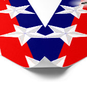Stars and Stripes Gamefowl Poster (Hoek)