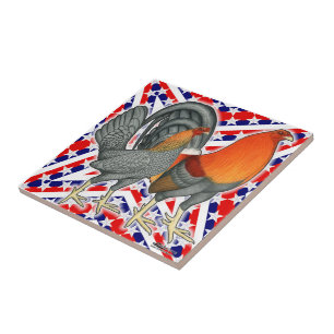 Stars and Stripes Gamefowl Tegeltje