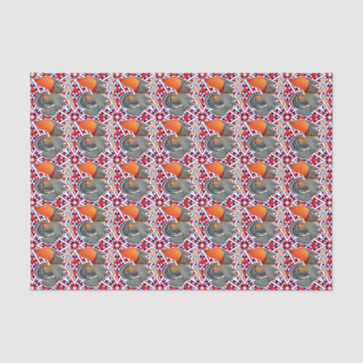 Stars and Stripes Gamefowl Tissuepapier (Voorkant)