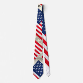 Stars and Stripes Onafhankelijkheid Stropdas