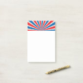 Stars and Stripes Onafhankelijkheidsdag Post-it® Notes (Op bureau)