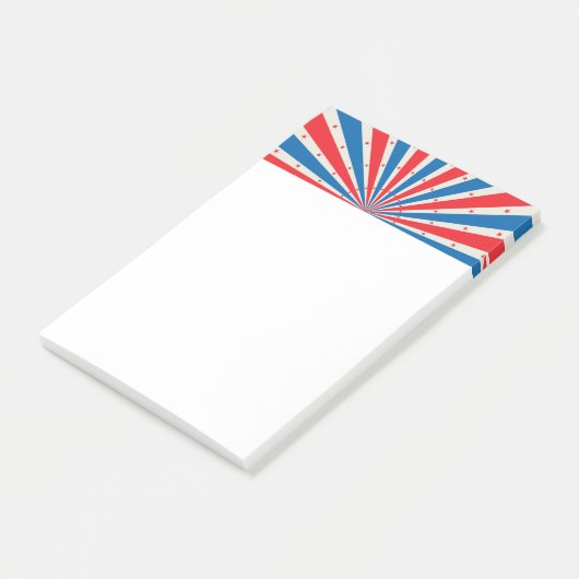Stars and Stripes Onafhankelijkheidsdag Post-it® Notes (Schuin)