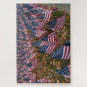 Stars and Stripes onze veteranen Legpuzzel (Verticaal)
