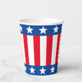 Stars and Stripes Papieren Bekers (Achterkant)