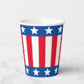 Stars and Stripes Papieren Bekers (Links)