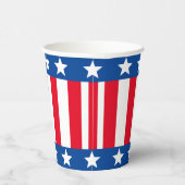 Stars and Stripes Papieren Bekers (Rechts)