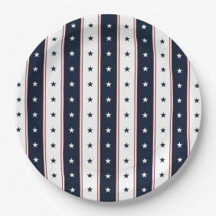 Stars and Stripes Papieren Bordje