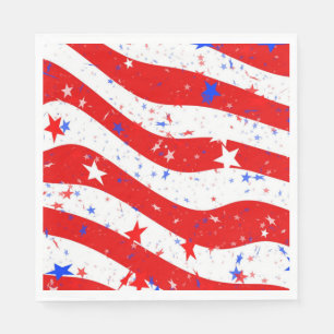 Stars and Stripes Party Napkins Servet