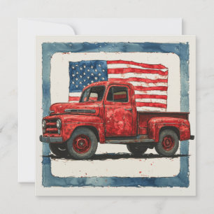 Stars and Stripes Quest: glorie Feestdagenkaart
