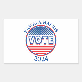 Stars and Stripes Stem Verenigde Staten - Verkiezi Rechthoekige Sticker