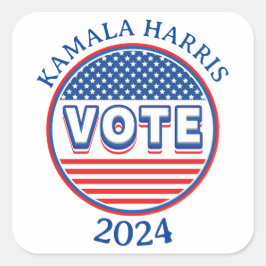 Stars and Stripes Stem Verenigde Staten - Verkiezi Vierkante Sticker