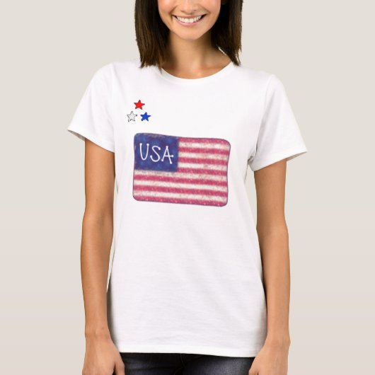STARS AND STRIPES TEE SHIRT (Voorkant)