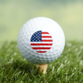 Stars and Stripes thema Golf Ball Nederland Golfballen (Insitu Shirt)