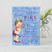 Stars and Stripes  thema van 4 juli Kaart (Staand voorkant)