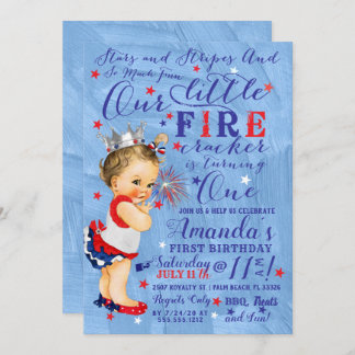 Stars and Stripes thema van 4 juli Kaart