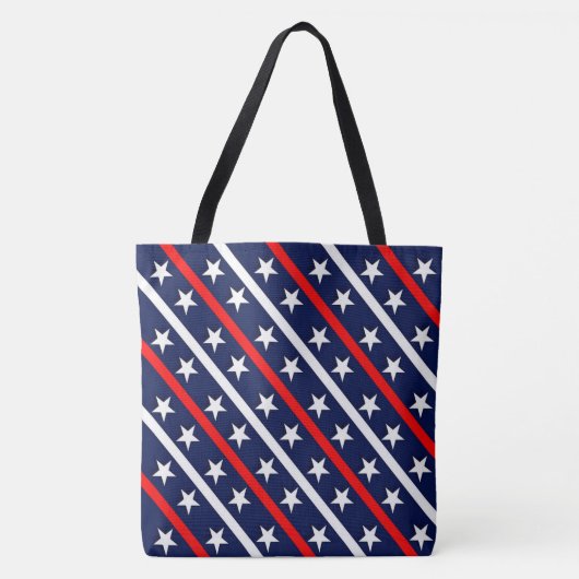 Stars and Stripes Tote Bag (Voorkant)