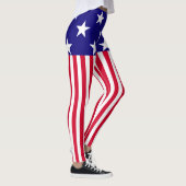 Stars and Stripes USA Decor on Leggings (Rechts)