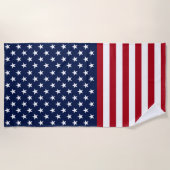 Stars and Stripes USA Flag Strandlaken (Voorkant)