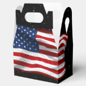 Stars and Stripes USA Patriottic American Flag Bedankdoosjes (Geopend)