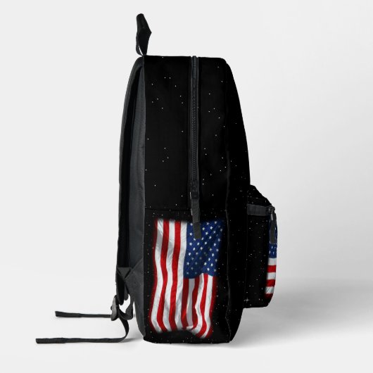 Stars and Stripes USA Patriottic American Flag Bedrukte Rugzak (Links)