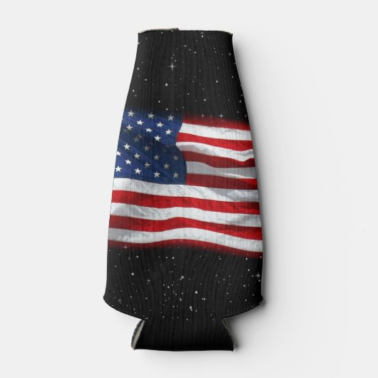Stars and Stripes USA Patriottic American Flag Flesjeskoeler (Voorkant)