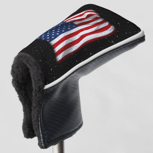 Stars and Stripes USA Patriottic American Flag Golfheadcover (3/4 voorkant)
