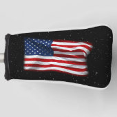 Stars and Stripes USA Patriottic American Flag Golfheadcover (Voorkant)