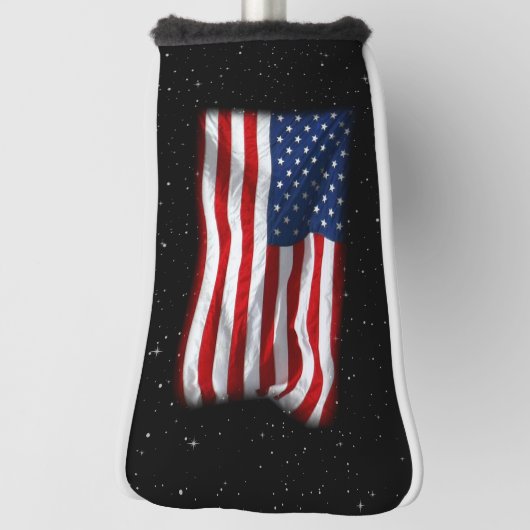 Stars and Stripes USA Patriottic American Flag Golfheadcover (Draai 90)