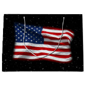 Stars and Stripes USA Patriottic American Flag Groot Cadeauzakje (Voorkant)