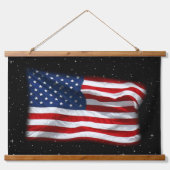 Stars and Stripes USA Patriottic American Flag Hangend Wandkleed (Voorkant)