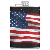 Stars and Stripes USA Patriottic American Flag Heupfles (Voorkant)