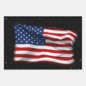 Stars and Stripes USA Patriottic American Flag Inpakpapier Vel (Voorkant 3)