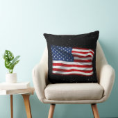 Stars and Stripes USA Patriottic American Flag Kussen (Stoel)