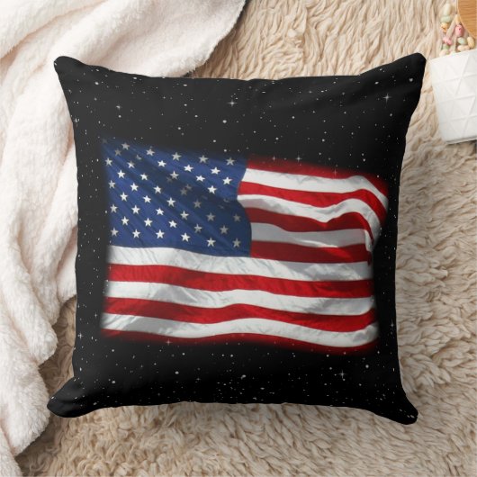 Stars and Stripes USA Patriottic American Flag Kussen (Deken)
