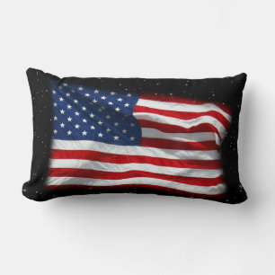 Stars and Stripes USA Patriottic American Flag Kussen