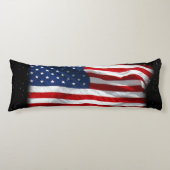 Stars and Stripes USA Patriottic American Flag Lichaamskussen (Voorkant)